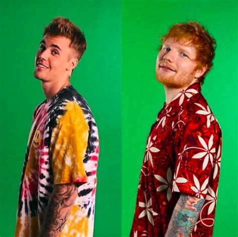 Ed Sheeran And Justin Bieber Unveil Their New Hit Song
