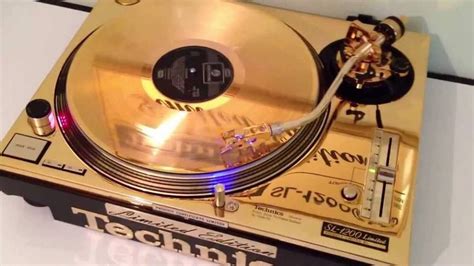Technics Sl 1200 Limited Edition In Gold Pro Audio Equipment