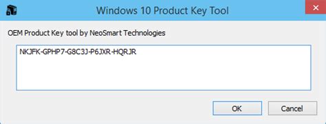 › verified 3 days ago. Download Windows 10 OEM Product Key Tool - NeoSmart ...