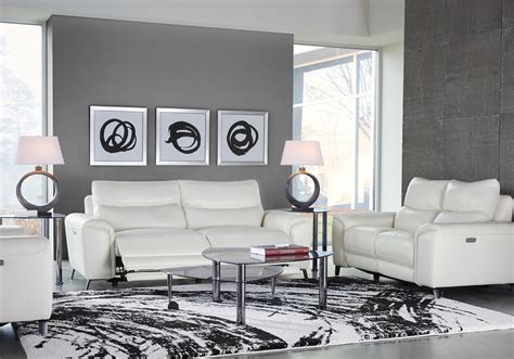 Living Room Ideas With White Leather Couches Home Design Ideas