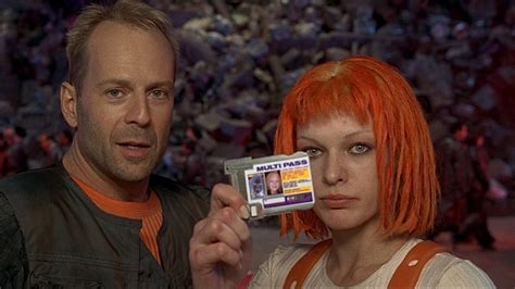 The Fifth Element 1997 Bruce Willis Milla Jovovich Gary Oldman