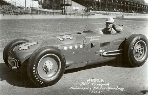 Indy 500 Winner 1953 Bill Vukovich Starting Position 1 Race Time 3