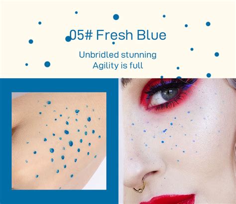 Colorful Faux Freckles Stamps Pudaier® Pudaier Cosmetics