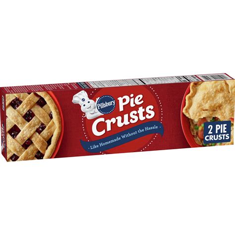 Pillsbury Premade Refrigerated Pie Crust Two Pie Crusts 141 Oz