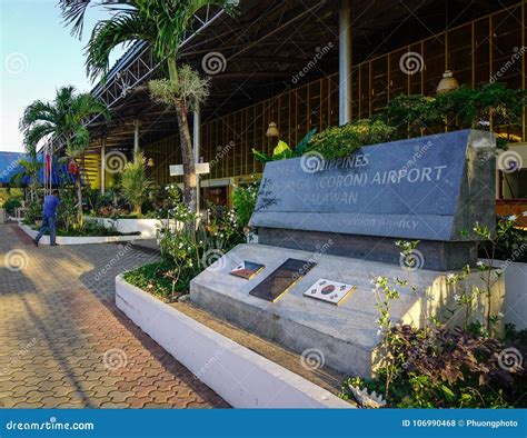 Francisco Reyes Airport In Coron Philippines Editorial Stock Photo