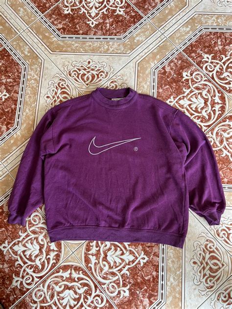 Nike Vintage Nike Sweatshirt Big Swoosh 90s Spellout Grailed