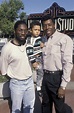 Ernie Hudson, son Ernie Hudson Jr. and grandson at Universal Studios ...