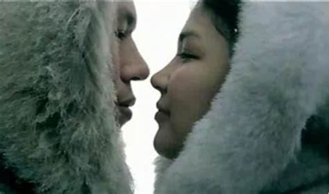 White Wolf Watch And Learn The Technique Behind A True Inuit Kiss