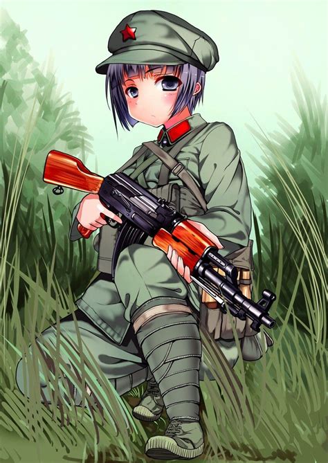 Ak 47 Anime Military Military Girl Fantasy Comics Anime Fantasy