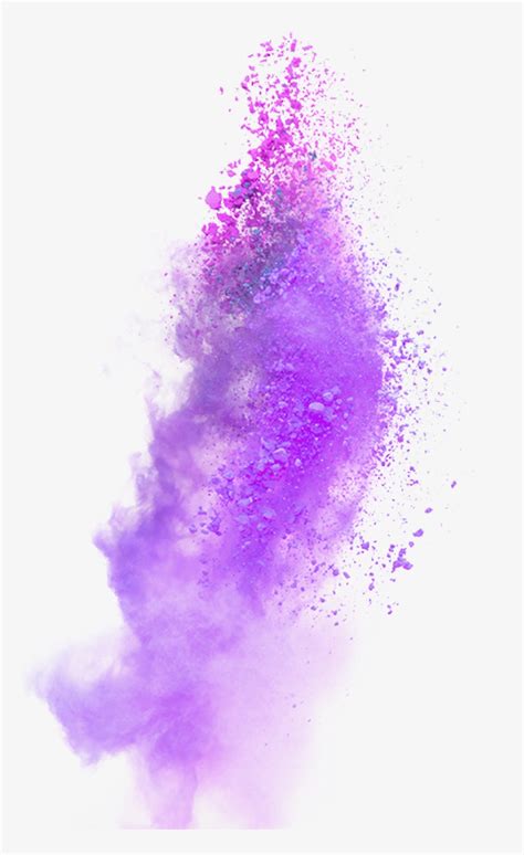 Purple Smoke Transparent Purple Powder Explosion Png 1024x1287 PNG