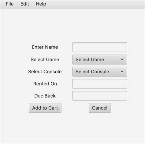 Java Storing Input From TextFields And ComboBox In JavaFX Stack