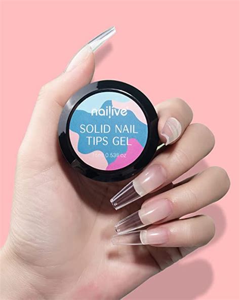 Nailive 15ml Solid Gel Glue For Nail Tips 3 In 1 Glue Gel