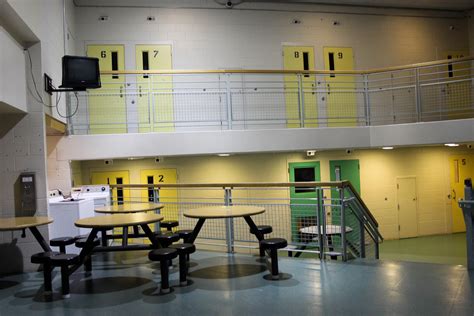 Jail Door Slam And One Of The Halls At Juvenile Detention In Seattle