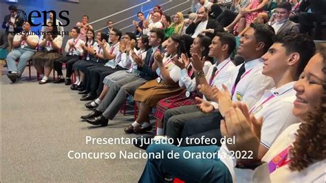 Presentan A Jurado Y Trofeo Del Concurso Nacional De Oratoria 2022