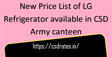 Canteen stores department (csd) depot all variants of maruti dzire prices in india at ahmedabad chennai chandigarh pune kochi portblair ambala dehradun khadki pathankot agra delhi leh ramgarh baghdogra dimapur lucknow secunderabad bareilly check all latest csd car price list. CSD price list of refrigerator 2020 | LG refrigerator csd ...