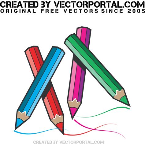 Vector For Free Use Pencils Vector Graphics
