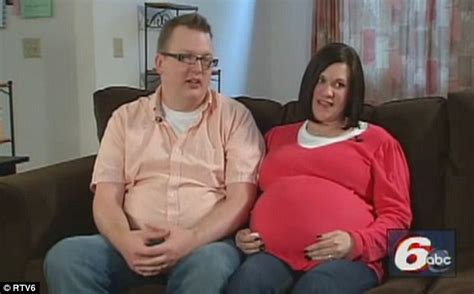 Your bump may be visible now. Couple who have tried for baby for 10 years now expecting ...
