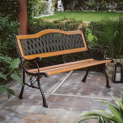 Wooden Metal 50 Double Garden Bench Antique Vintage