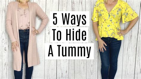 5 Ways To Hide Your Tummy Instantly Styling Tricks To Conceal Belly