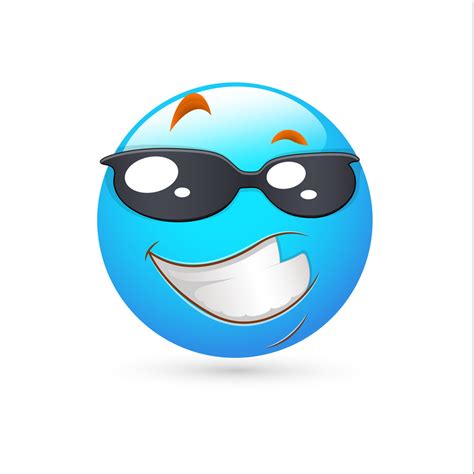 Smiley Emoticons Face Vector Smart Expression Royalty Free Stock