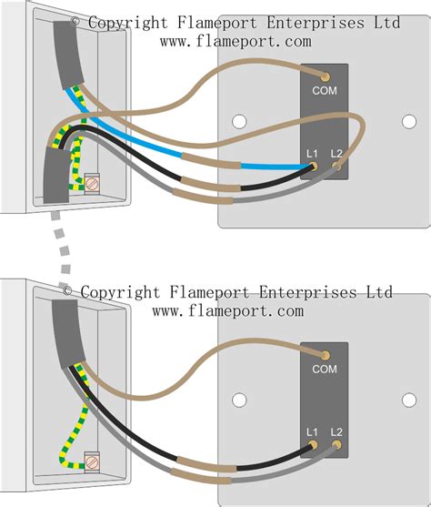 Wiring two lights to one switch diagram. Two way switched lighting circuits #1