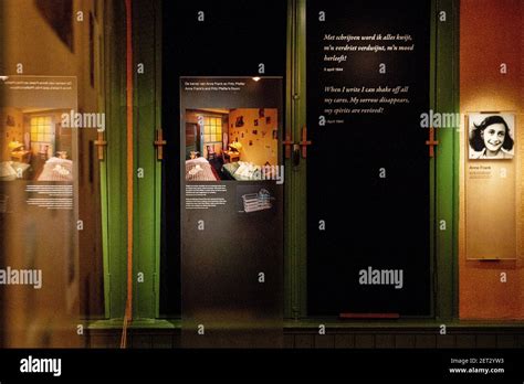The Renovated Anne Frank House Museum In Amsterdam On Nov 21 2018