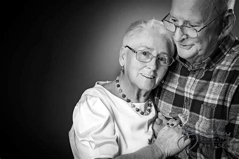 Romantic Elder Senior Old Couple Portrait Showing Us Love Is Ageless
