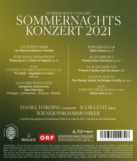 Sommernachtskonzert 2021 Summer Night Concert 2021 Wiener