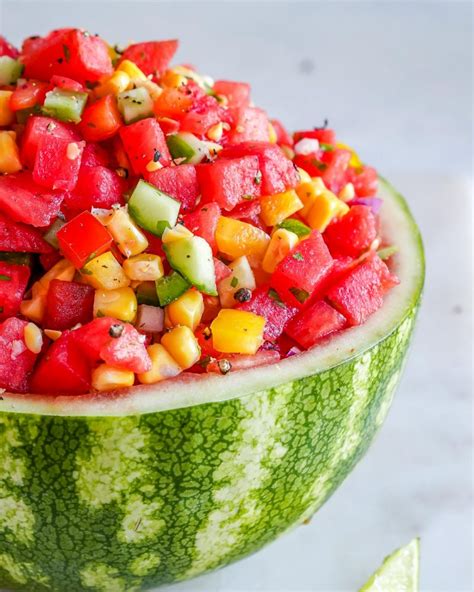 Watermelon Corn Salsa Clean Food Crush