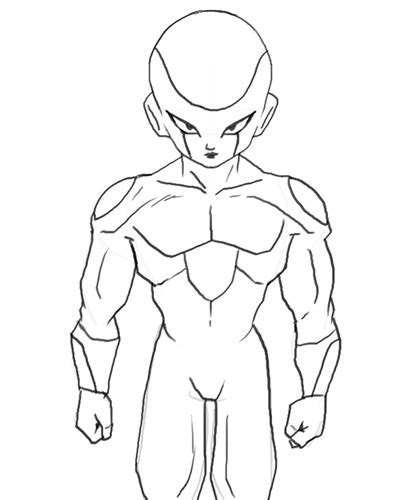 Frieza All Forms Coloring Pages Coloring Pages