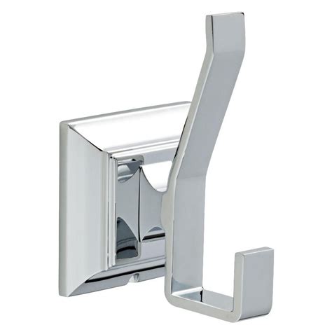 franklin brass lynwood double robe hook in polished chrome faucet style lynwood low gloss