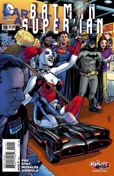 Dec140330 Batman Superman 19 Harley Quinn Var Ed Previews World