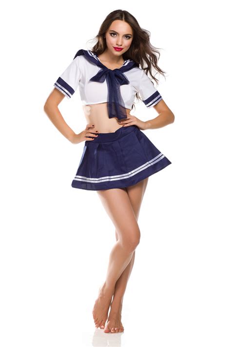 cute sexy japanese school girl sailor uniform cosplay costume halloween yj7019 ebay