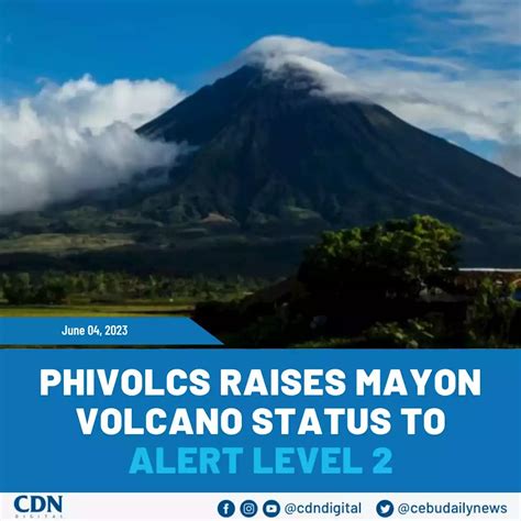 Phivolcs Raises Mayon Volcano Status To Alert Level 2