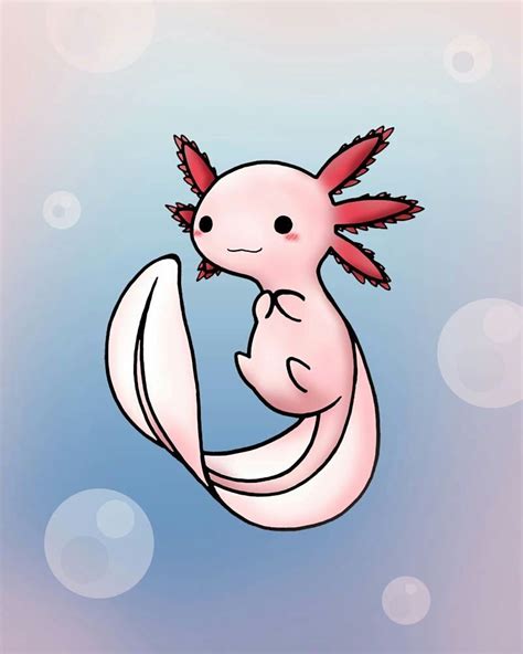 Bendy X Cartoonreader Axolotl Cute Cute Drawings Animal Drawings