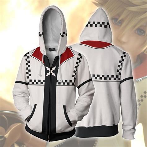 B/ vertigo hoodie jacket without sleeves women's size s. Kingdom Hearts 2 Sora 3D Print Zipper Jacket Hoodie Hood ...