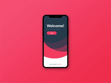 Iphone X Welcome Screen By Braden Buchanan On Dribbble