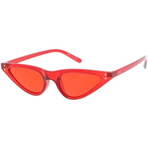 Mlc Eyewear Urban Modern Shallow 90s Narrow Flat Lens Sunglasses