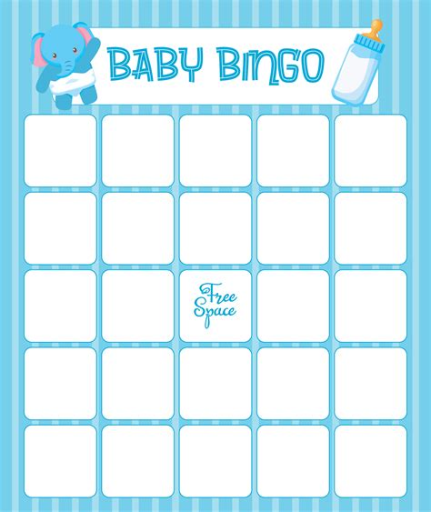 Baby Shower Bingo Printable Free Draw The Squares Out One At A Time And