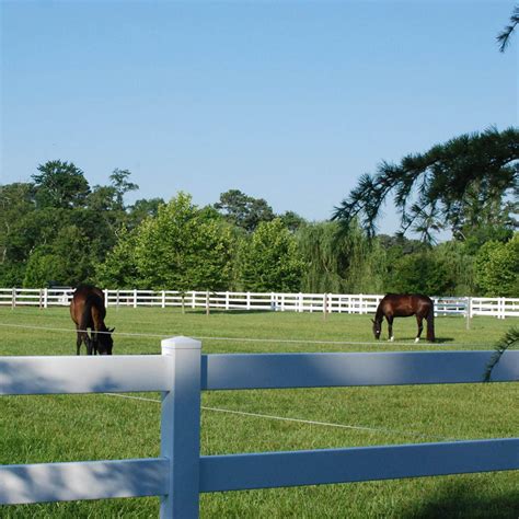 Cleaning and sealing your split rail fence with stain will give it a fresh look and a few more years of protection! Vinyl Fence Panel Yard Perimeter 3 Split Rails Chip Rot Resistant White 4 Ft 855369004592 | eBay