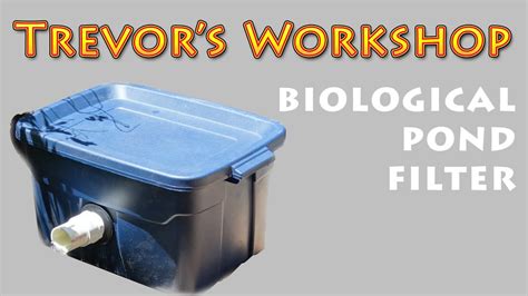 Go deeper if you want but not much shallower or evaporation will be a factor. Homemade Biological Pond Filter - YouTube