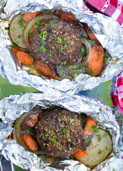 When done, mash it well with a masher when it is hot. Hamburger Hobo Dinner Foil Packs