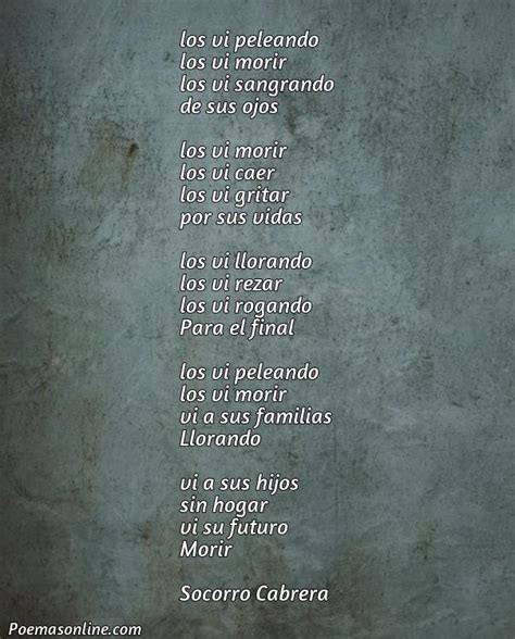 Cinco Poemas Sobre Guerra Conocidos Poemas Online Hot Sex Picture