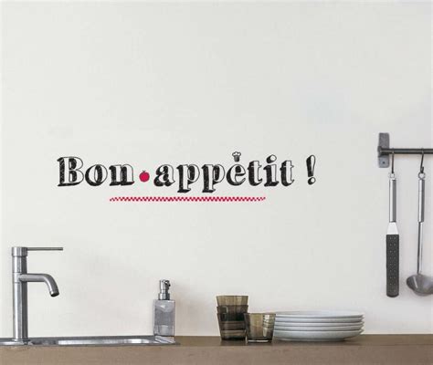 Sticker Mural Bon Appétit