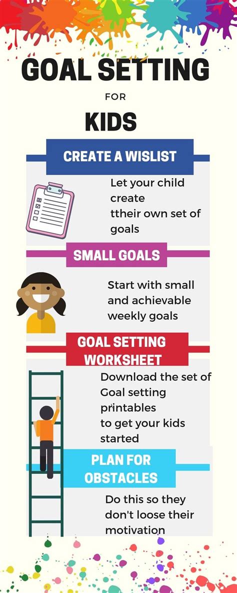 The object toward which an endeavor is directed; Goal Setting Worksheets For Kids | Goal setting worksheet ...