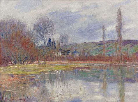 The Spring At Vetheuil 1881 Claude Monet