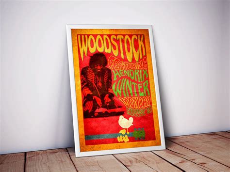 Woodstock Poster Jimi Hendrix Posters Woodstock Music And Art Fair Sold By Adam Fard Sku