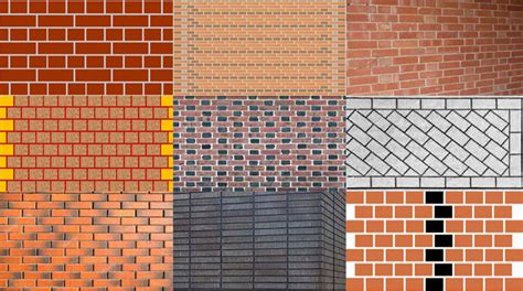 Brick Bond Types Brick Bonding Patterns Brick Running Bond