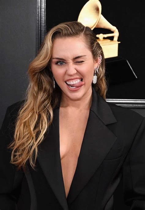 Miley Cyrus Attends the 61st Annual Grammy Awards 2019 at the Staples ...
