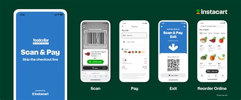 foodcellar market introduces scan and pay checkout technology powered by instacart